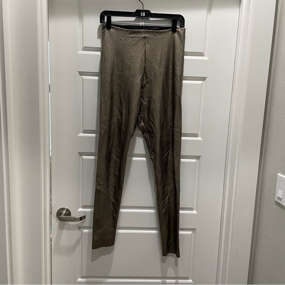 Commando Bronze Perfect Control Faux Leather Leggings Large - Picture 2 of 6